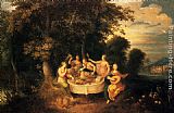 Frans The Younger Francken Canvas Paintings - The Five Senses